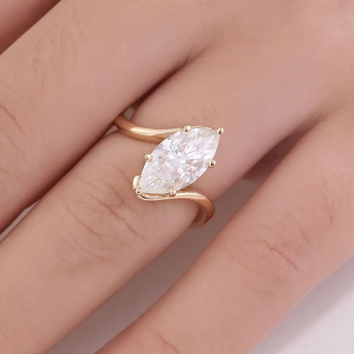 3 Carat Marquise Diamond Ring