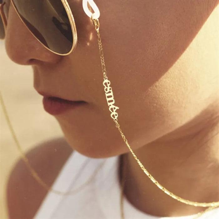 Personalized Eyeglasses Name Strap Chain