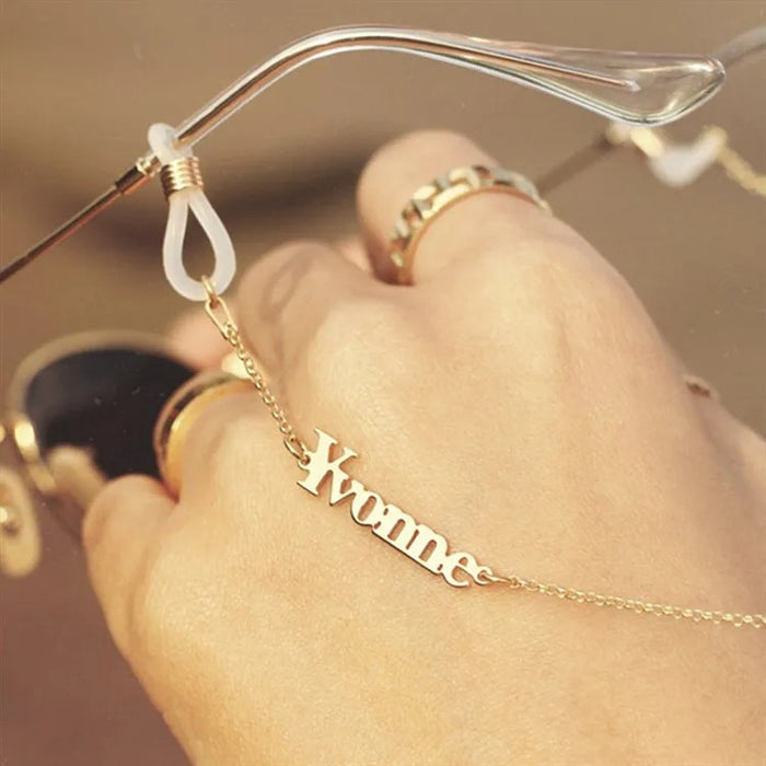 Personalized Eyeglasses Name Strap Chain