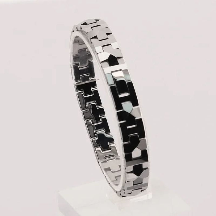 Crosss 3D Tungsten Carbide Bracelet