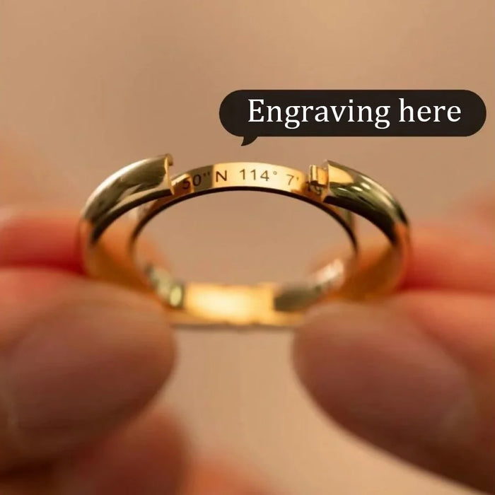 Bold Twist Engraved Ring – Sairahaz Jewelers