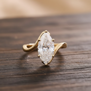 3 Carat Marquise Diamond Ring
