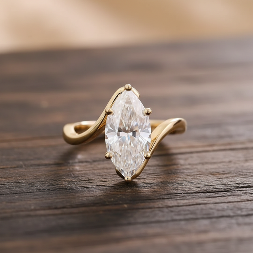 3 Carat Marquise Diamond Ring