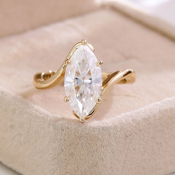 3 Carat Marquise Diamond Ring