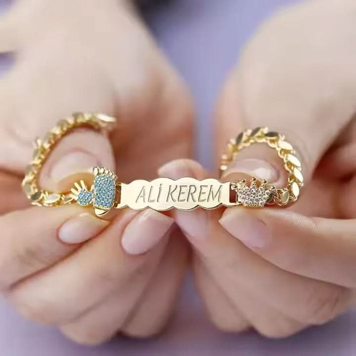 Personalized Name Bracelet for Newborn – CZ Customizations