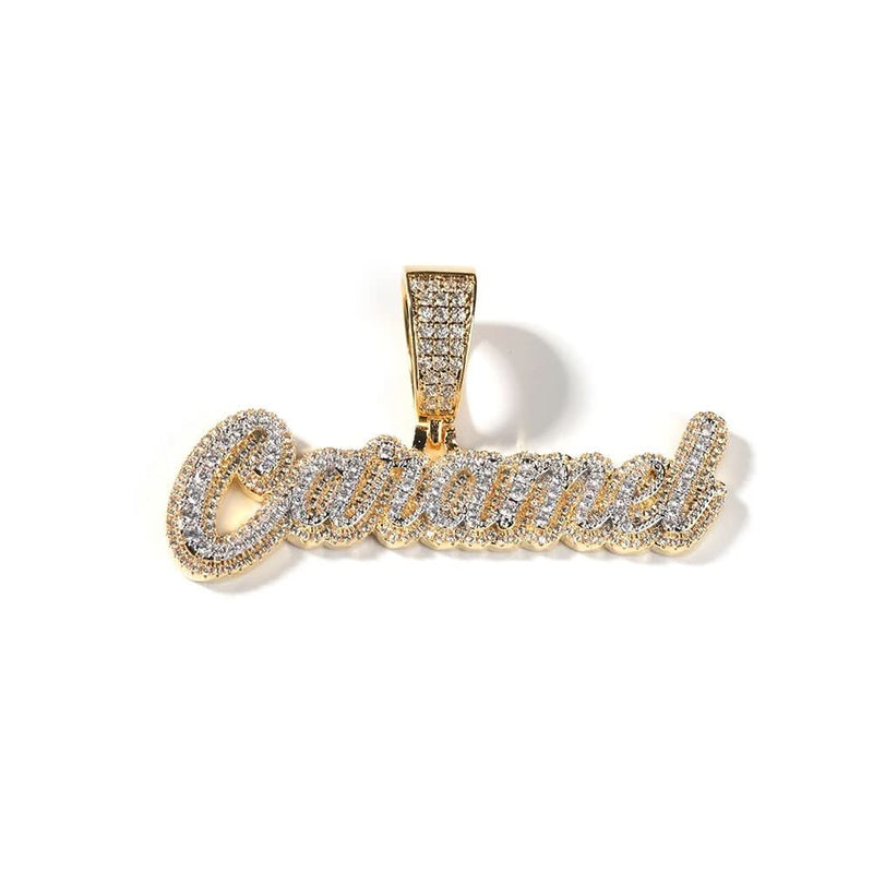 Iced Out CZ Customized Name Necklace