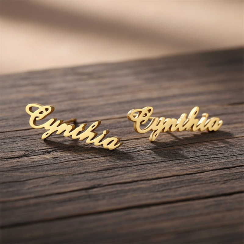 Aretes Personalizados con Nombre