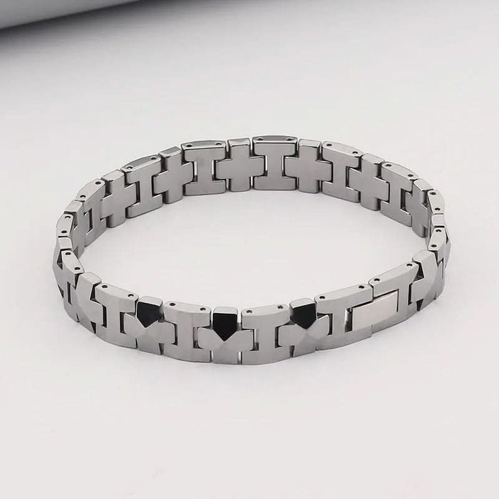 Crosss 3D Tungsten Carbide Bracelet