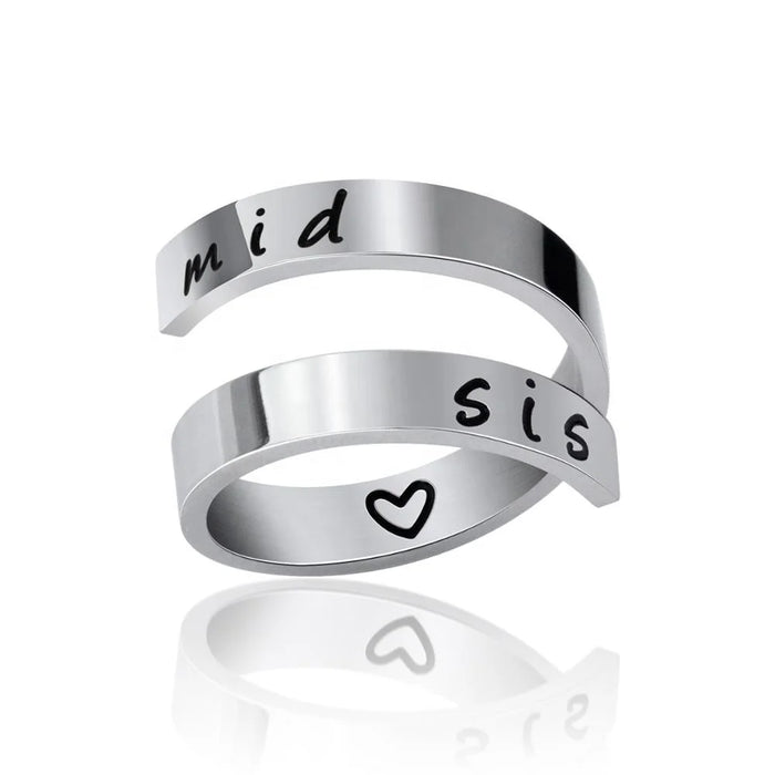 Warp Graduation Gift Name Ring