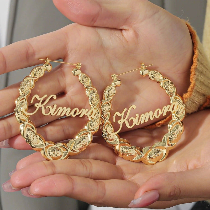 Custom Name Earrings XOXO