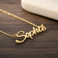 Sterling Silver Customized Name Necklace - view 1