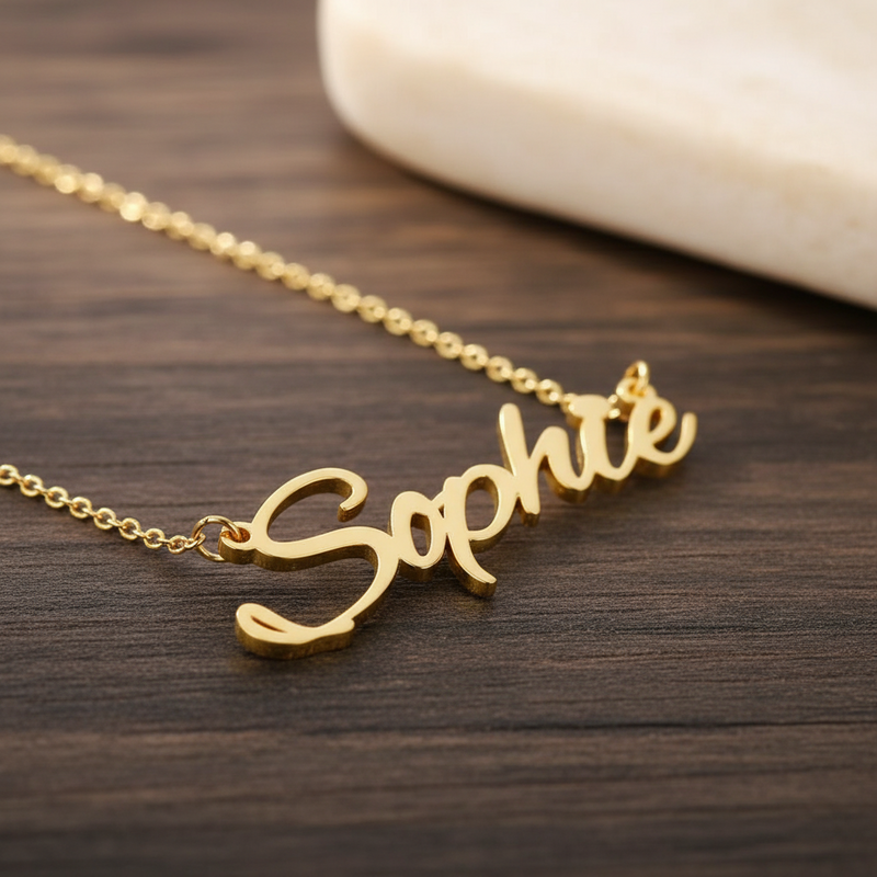 Sterling Silver Customized Name Necklace