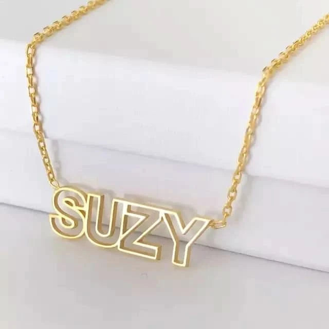 Custom Name Necklace Cut-Out Personalization