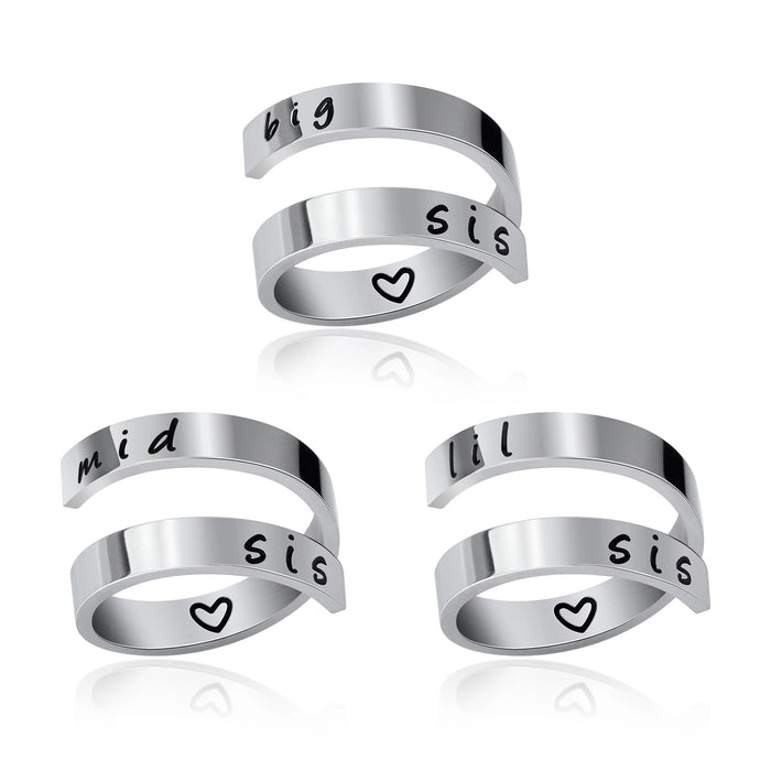Warp Graduation Gift Name Ring