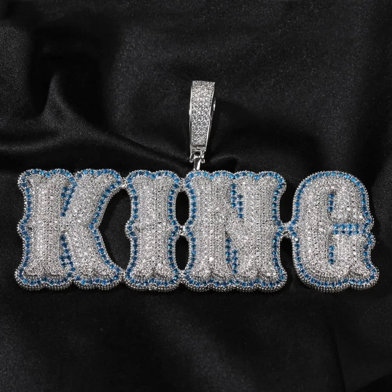 Custom Hiphop Name Necklace Stainless Steel