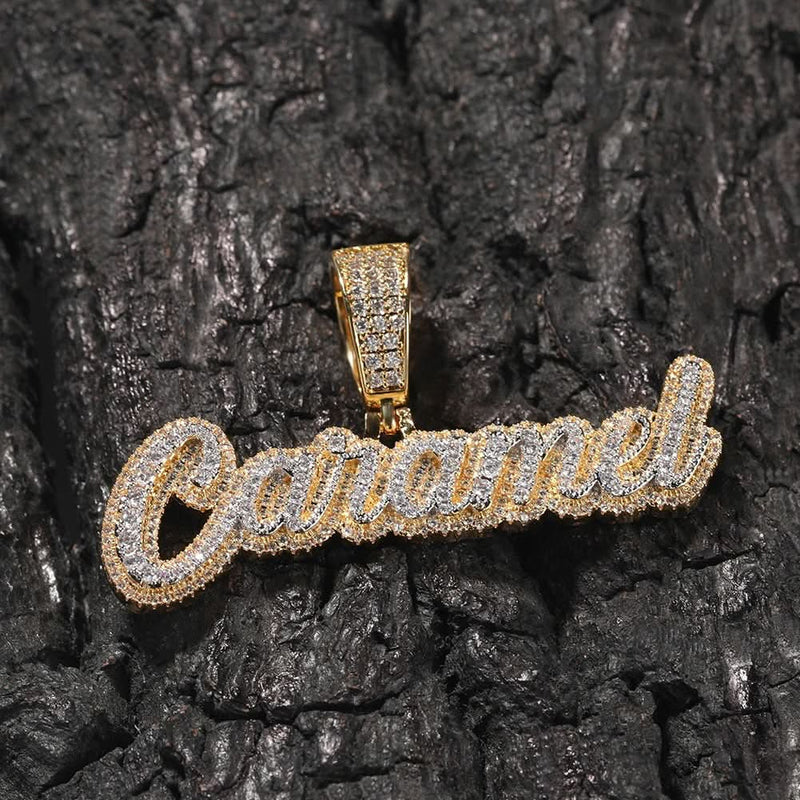 Iced Out CZ Customized Name Necklace