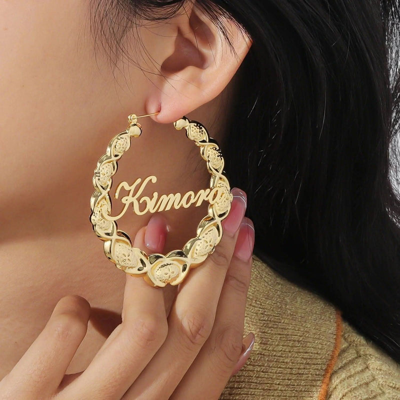Custom Name Earrings XOXO
