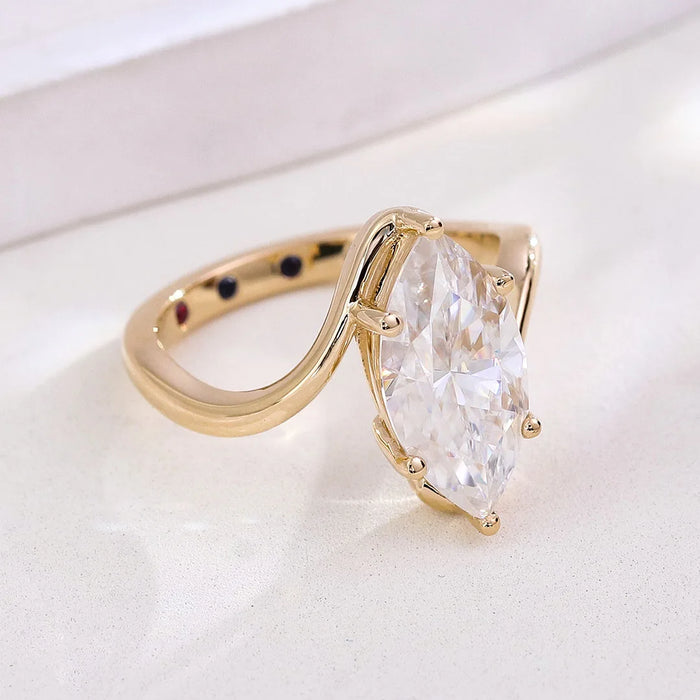 3 Carat Marquise Diamond Ring