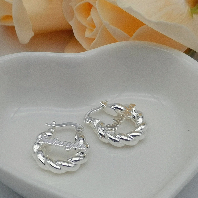 Baby Custom Name Earrings