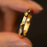 Bold Twist Engraved Ring - Sairahaz Jewelers - Gift for Her