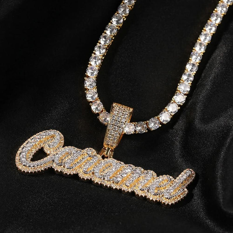 Iced Out CZ Customized Name Necklace