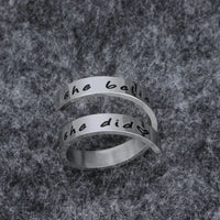 Custom wrap graduation name ring by Sairahaz