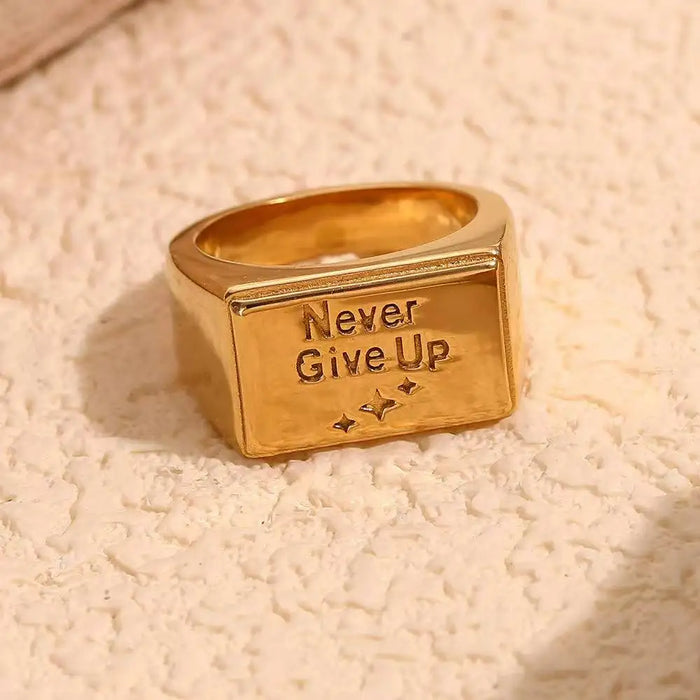 Custom Engraving Name Ring