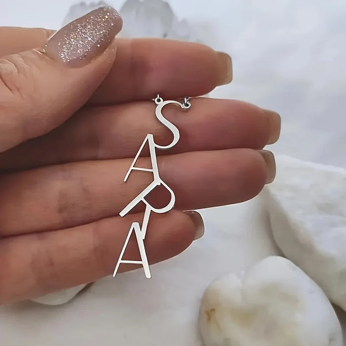 Vertical Custom Name Necklace