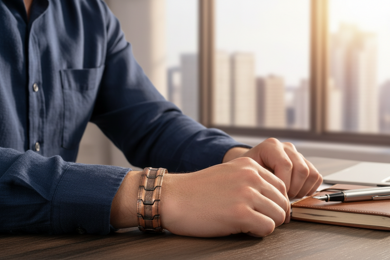 Magnetic Bracelet for Men – Premium Copper Bracelet Adjustable Fit