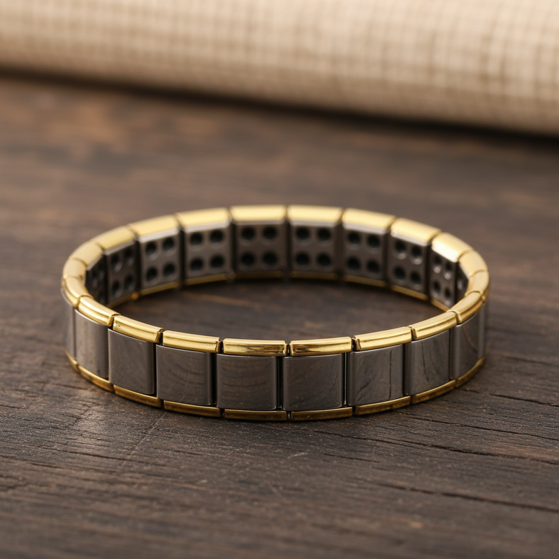 Stainless Steel Magnetic Bracelet — Stretch Fit