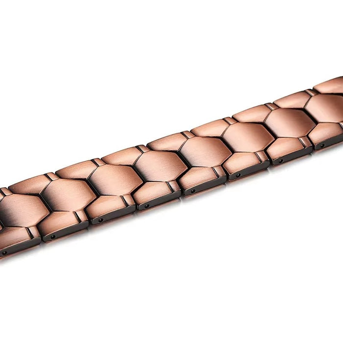 Pure Copper Magnetic Link Bracelet
