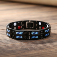 Men's Carbon Steel Magnetic Bracelet - view 1