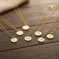 Sign Language Symbol Pendant Necklace - view 1