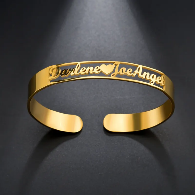 Couple Name Bracelet – Personalized for Two
