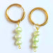 Green Cultured Pearl Earrings - Genuine Pearl Earrings-Pearl Earrings-Sairahaz Jewelers