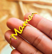 Mama Necklace - Gift for Mother - Gift for Mama-Custom Name Necklace-Sairahaz Jewelers