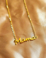Mama Necklace - Gift for Mother - Gift for Mama-Custom Name Necklace-Sairahaz Jewelers