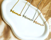 Mama Necklace - Gift for Mother - Gift for Mama-Custom Name Necklace-Sairahaz Jewelers