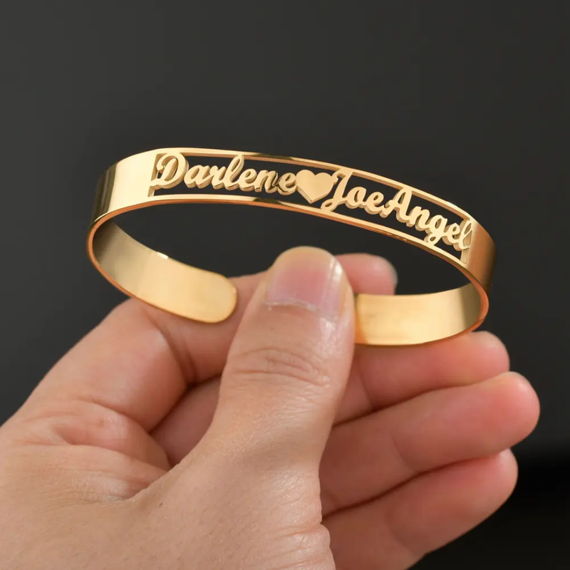 Couple Name Bracelet – Personalized for Two