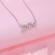 CZ Name Necklace 925 Sterling Silver-Custom Name Necklace-Sairahaz Jewelers