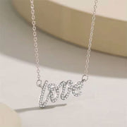 CZ Name Necklace 925 Sterling Silver-Custom Name Necklace-Sairahaz Jewelers