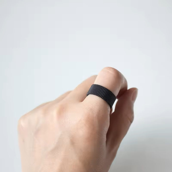 Woven Flexible Plain Stainless Steel Mesh Ring