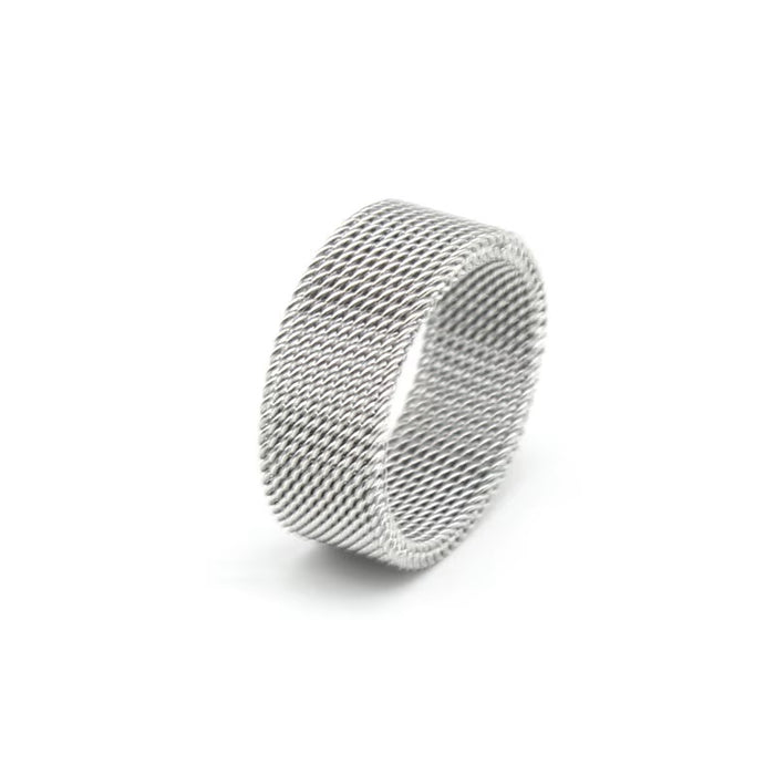 Woven Flexible Plain Stainless Steel Mesh Ring