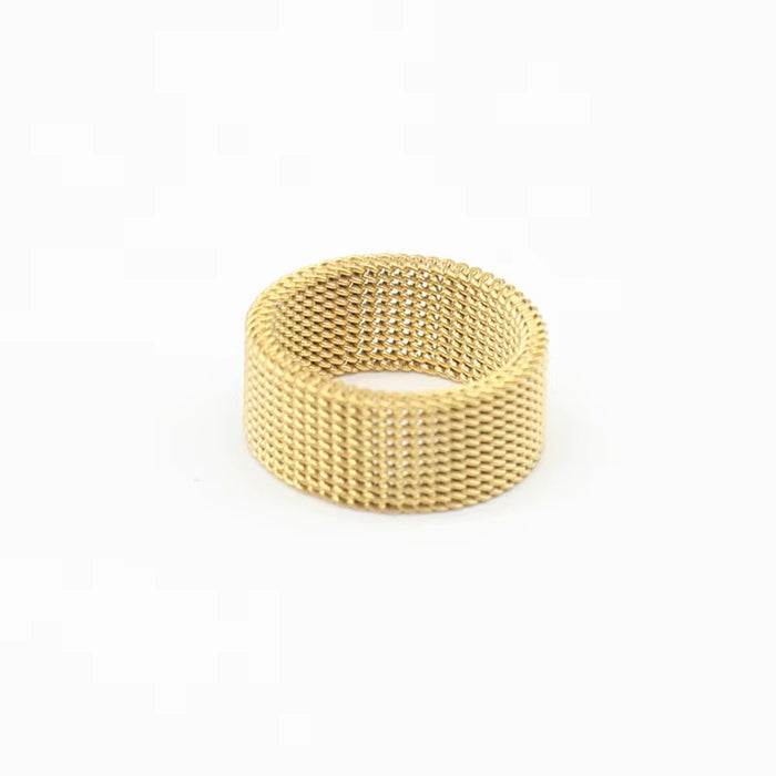 Woven Flexible Plain Stainless Steel Mesh Ring