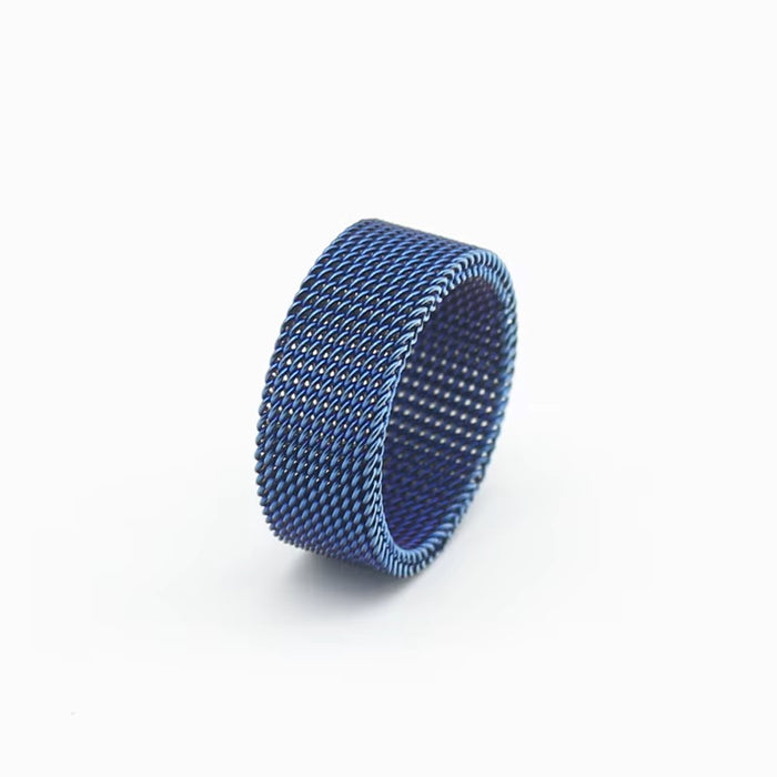 Woven Flexible Plain Stainless Steel Mesh Ring